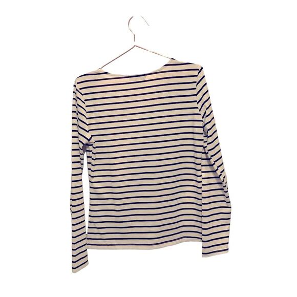 Just Quella basic fitted Long sleeve striped top - Picture 2 of 6
